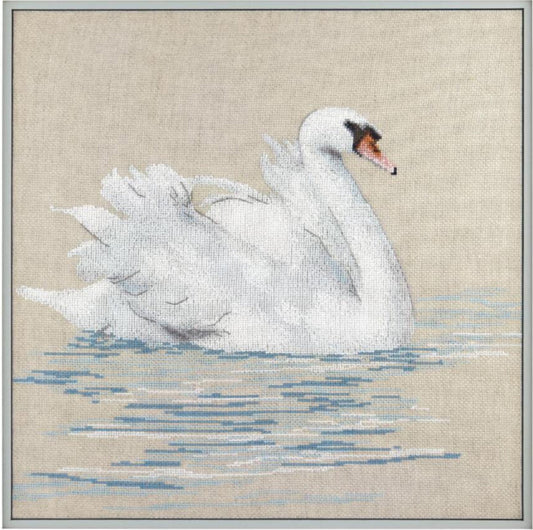 Counted Cross Stitch Kit Swan DIY Charivna mit