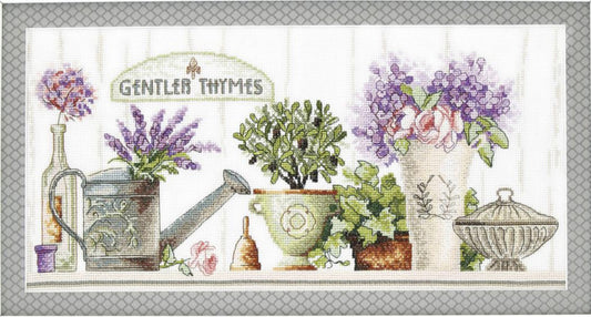 Counted Cross Stitch Kit Provance Flowers DIY Charivna mit