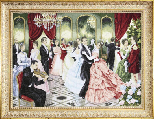 Counted Cross Stitch Kit Viennese Waltz DIY Charivna mit
