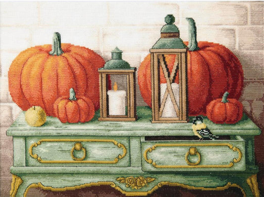 Counted Cross Stitch Kit Pumpkins Gifts of autumn DIY Charivna mit