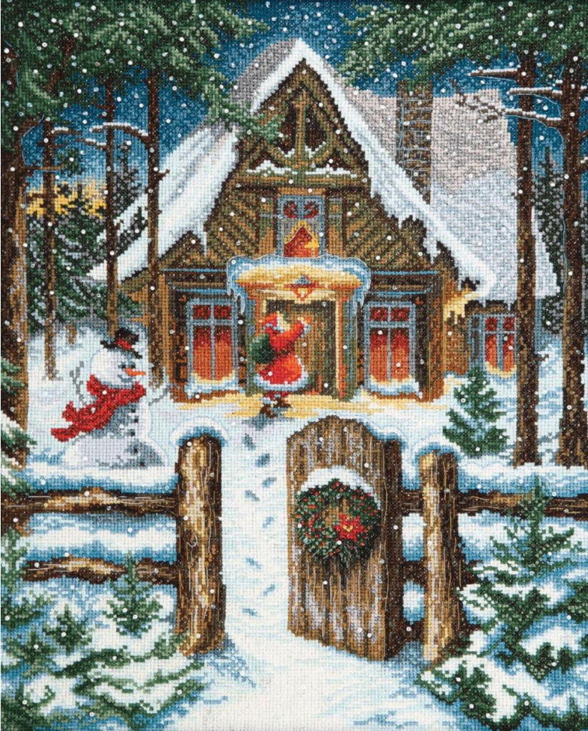 Counted Cross Stitch Kit Christmas eve DIY Charivna mit