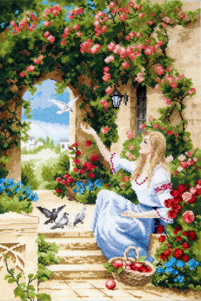 Counted Cross Stitch Kit Herald of happiness DIY Charivna mit