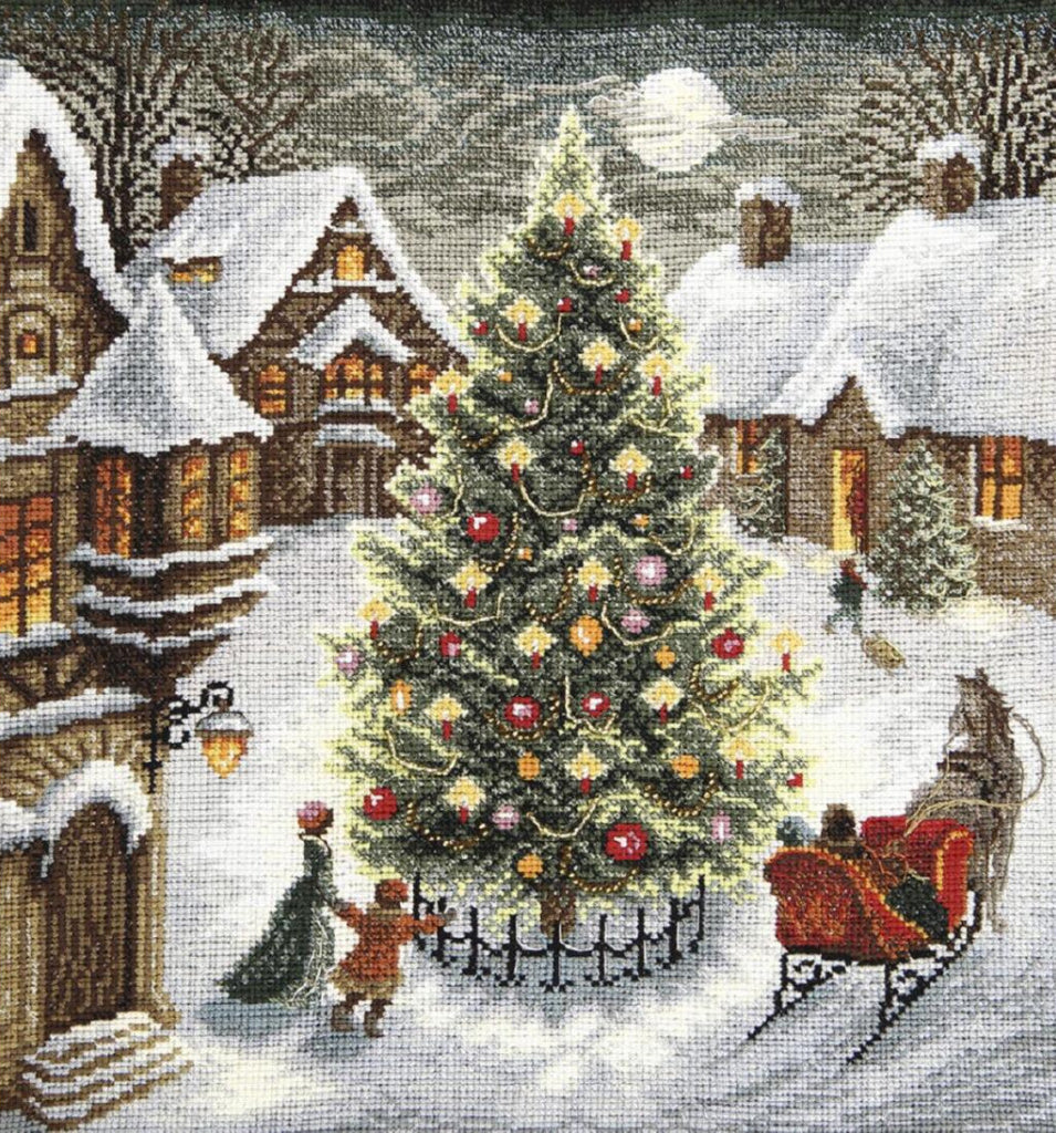 Counted Cross Stitch Kit Christmas tree DIY Charivna mit