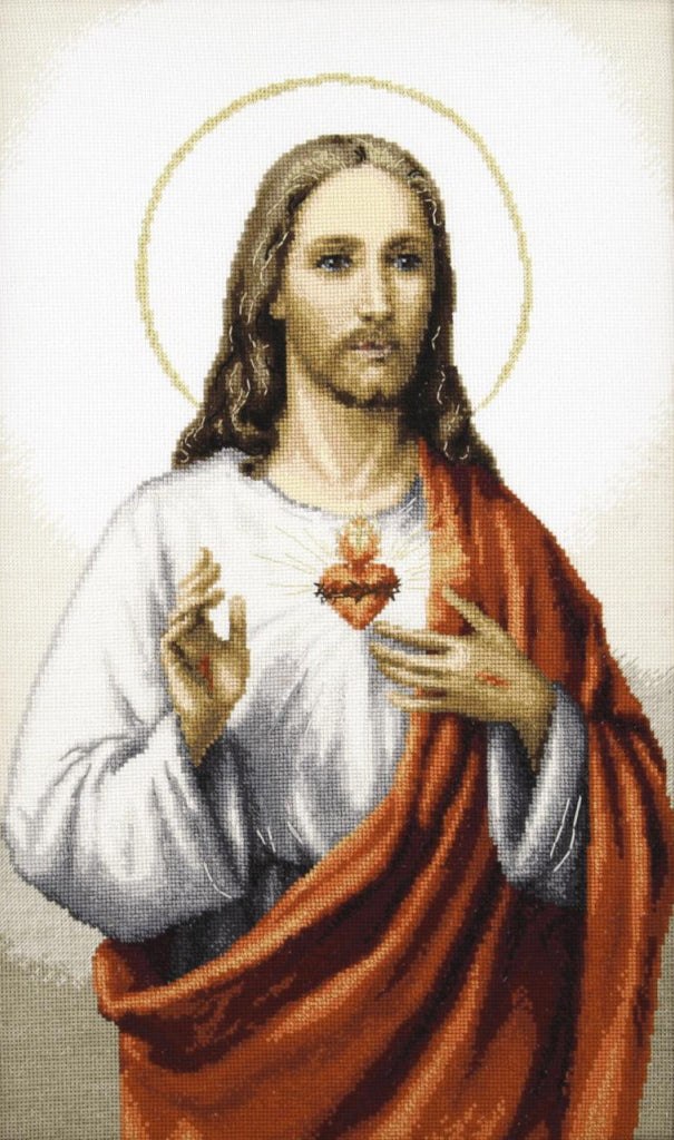 Counted Cross Stitch Kit Jesus God DIY Charivna mit