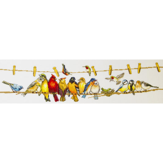 Counted Cross Stitch Kit Birds DIY Charivna mit