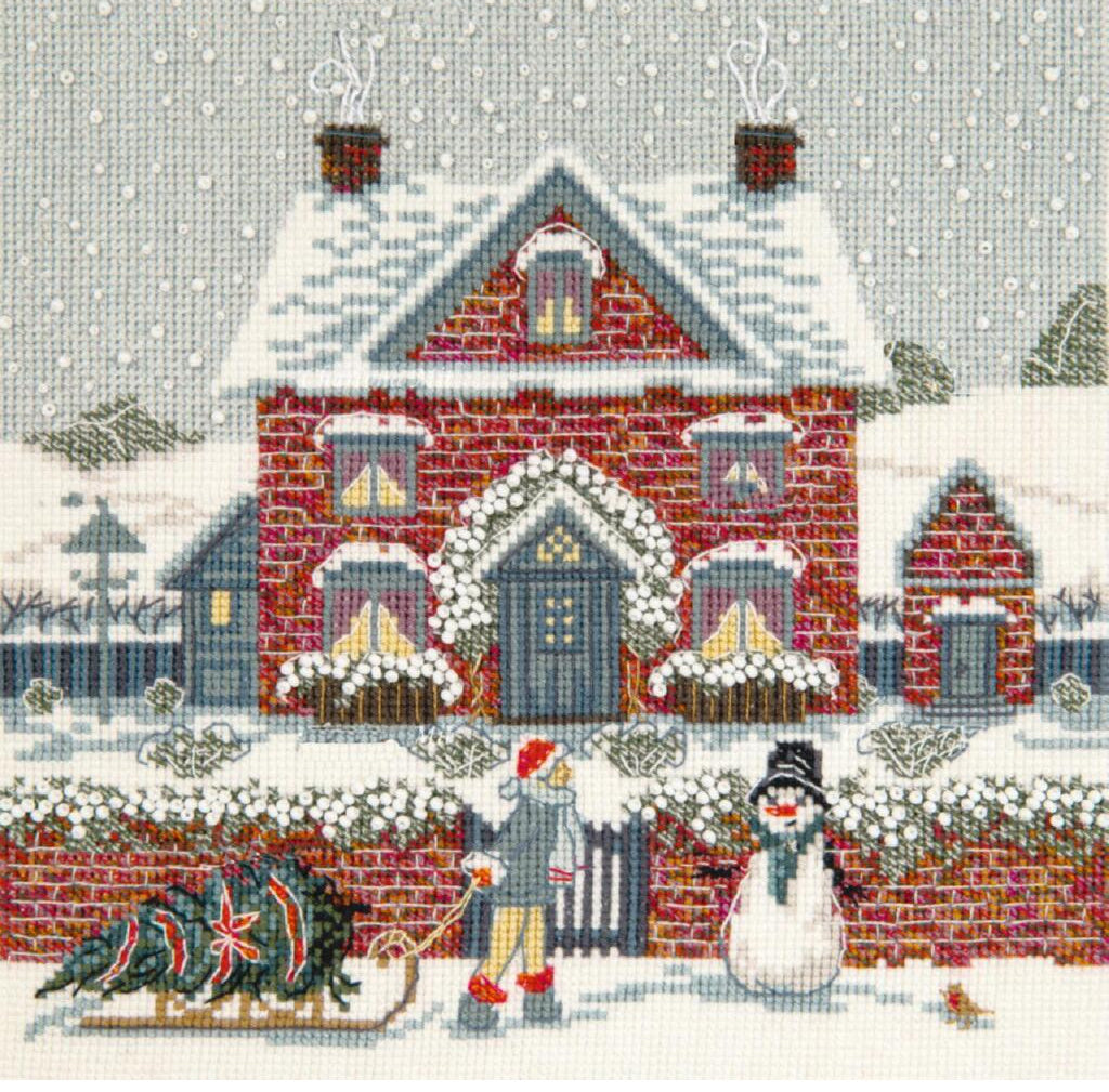Counted Cross Stitch Kit Winter story DIY Charivna mit
