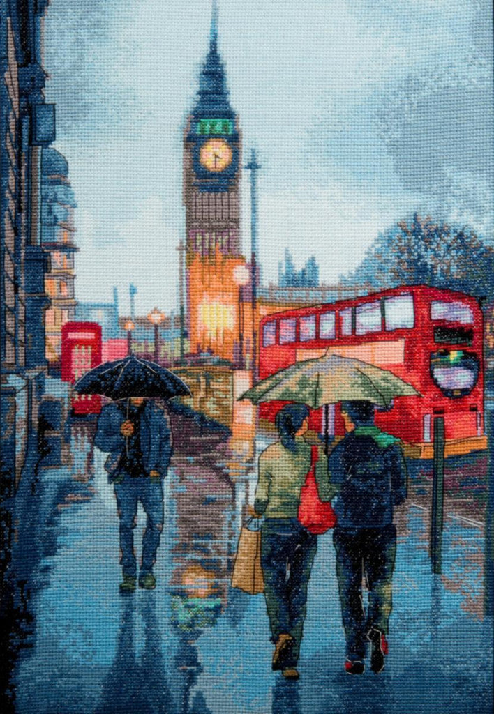 Counted Cross Stitch Kit London DIY Charivna mit