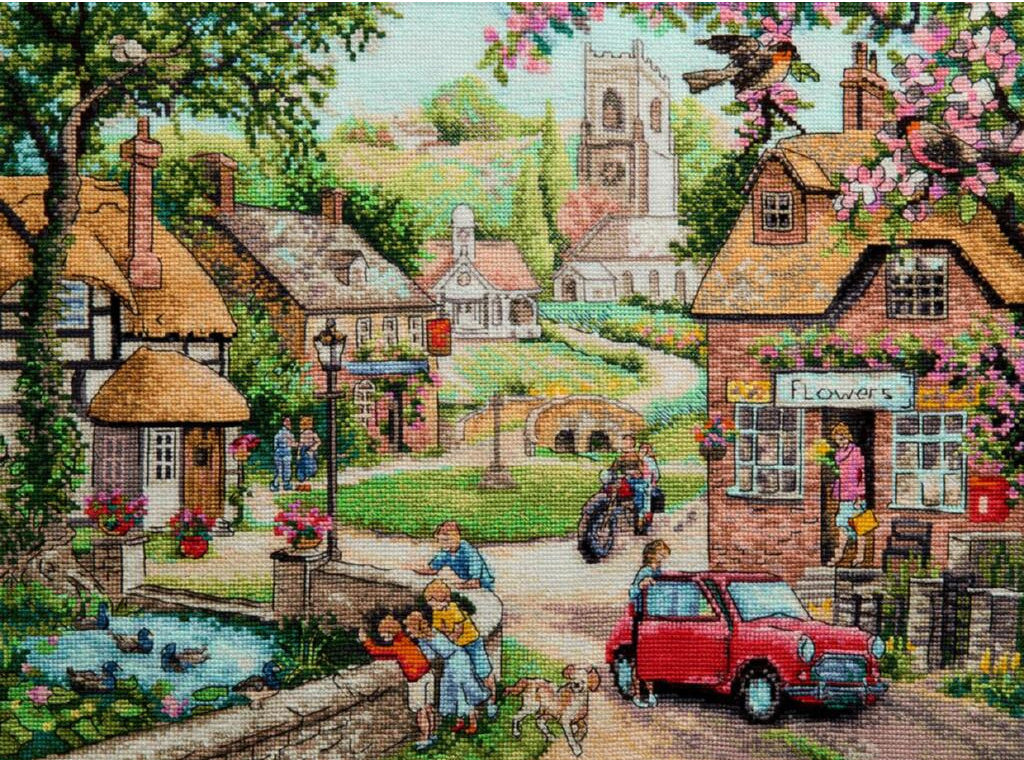 Counted Cross Stitch Kit In the morning DIY Charivna mit