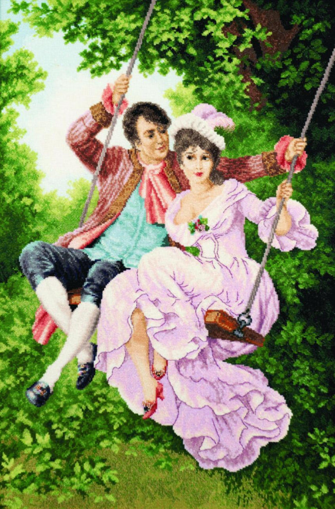 Counted Cross Stitch Kit Romantic meeting DIY Charivna mit