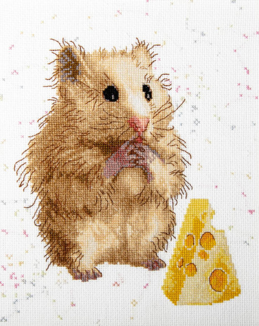 Counted Cross Stitch Kit Hamster DIY Charivna mit