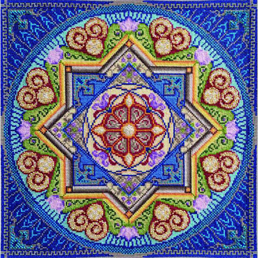 Counted Cross Stitch Kit Mandala of prosperity DIY Charivna mit