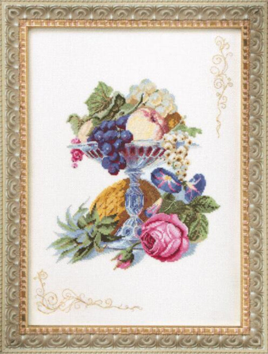 Counted Cross Stitch Kit Fruits DIY CHarivna mit