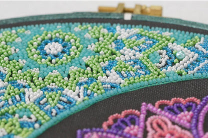 Bead Embroidery Kit Moon DIY Abris Art