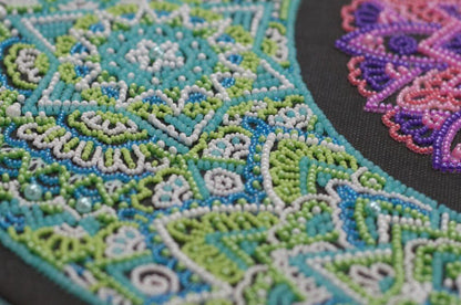Bead Embroidery Kit Moon DIY Abris Art