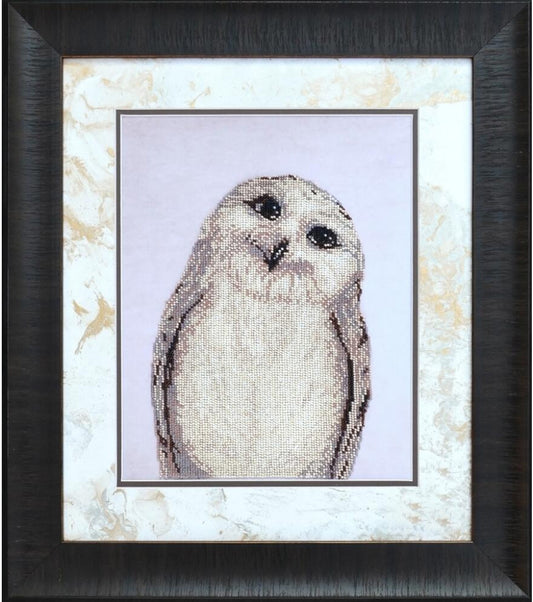 Bead Embroidery Kit Owl DIY Tela Artis