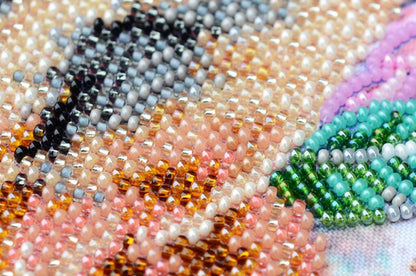 Bead Embroidery Kit Fox DIY Tela Artis