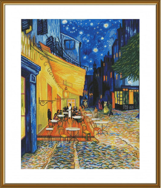 Counted Cross Stitch Kit Night terrace DIY Nova Sloboda