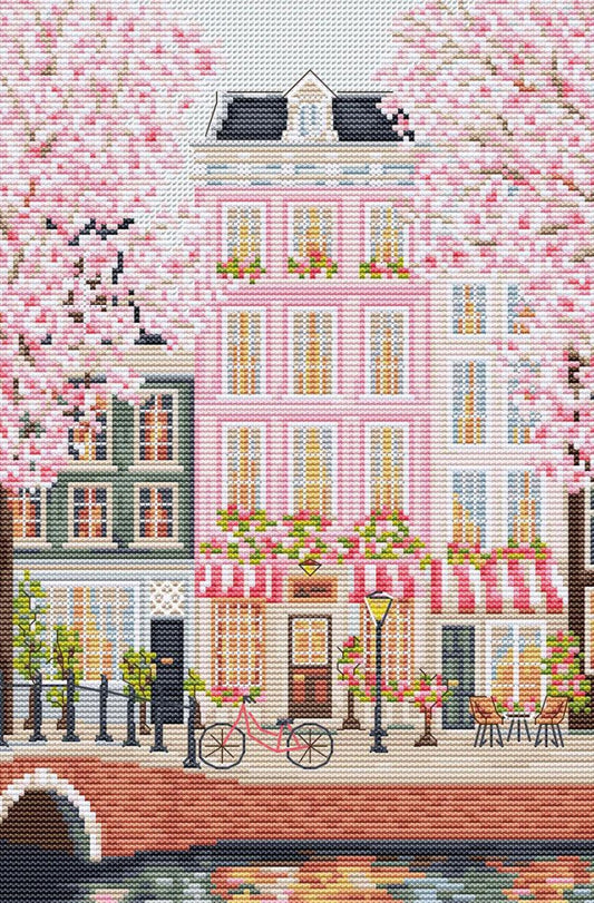 Counted Cross stitch kit Amsterdam DIY Luca-S