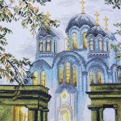 Counted Cross Stitch Kit Old city DIY Nova Sloboda