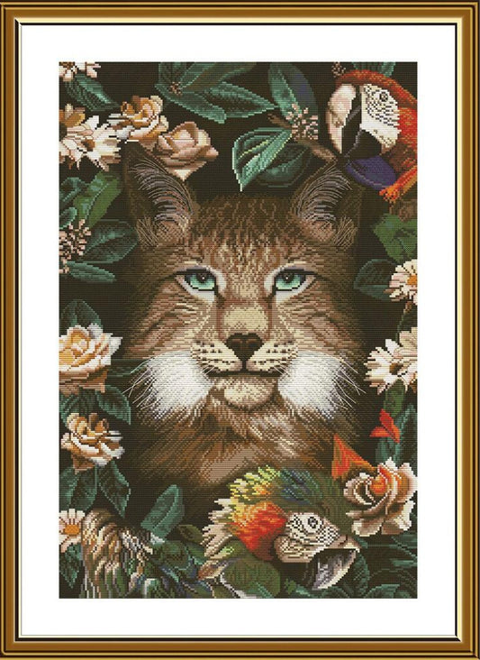 Counted Cross Stitch Kit Princess of the forest DIY Nova Sloboda