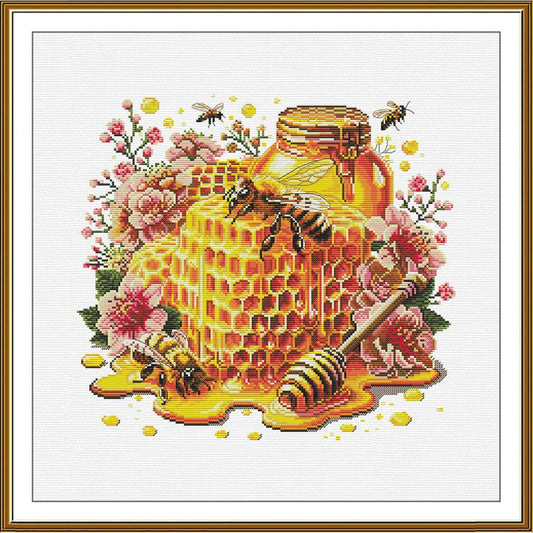 Counted Cross Stitch Kit Honey paradise DIY Nova Sloboda