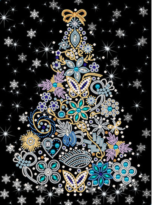 Bead Embroidery Kit Christmas tree DIY Marichka