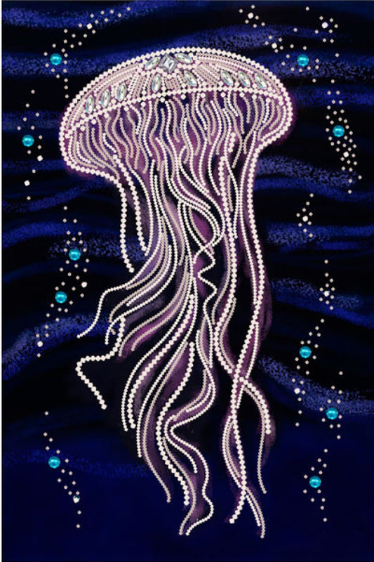 Bead Embroidery Kit Jellyfish DIY Marichka