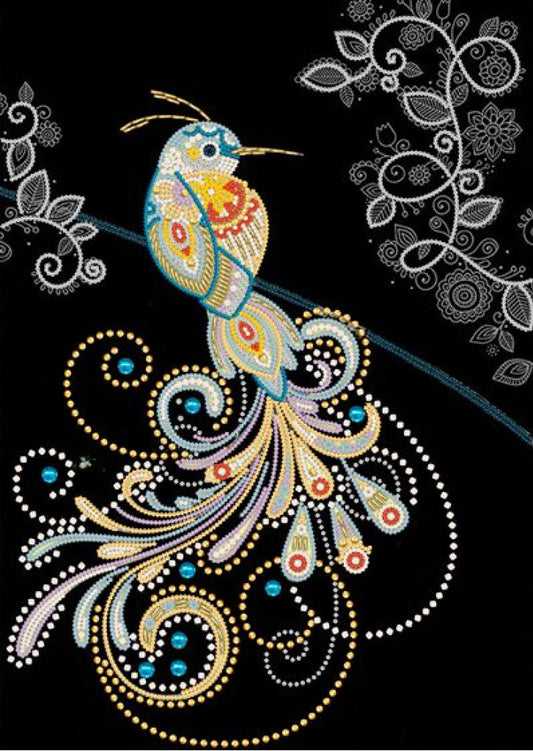 Bead Embroidery Kit Bird DIY Marichka