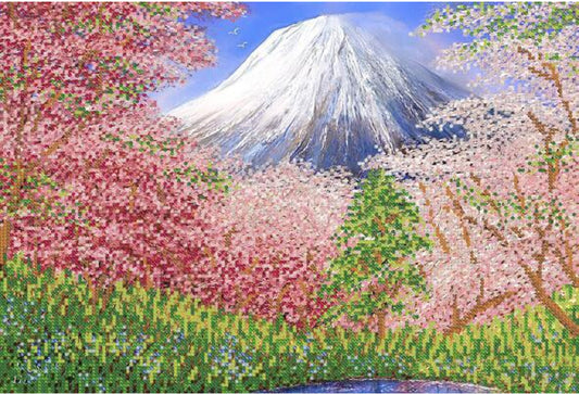 Bead Embroidery Kit Sakura DIY Marichka