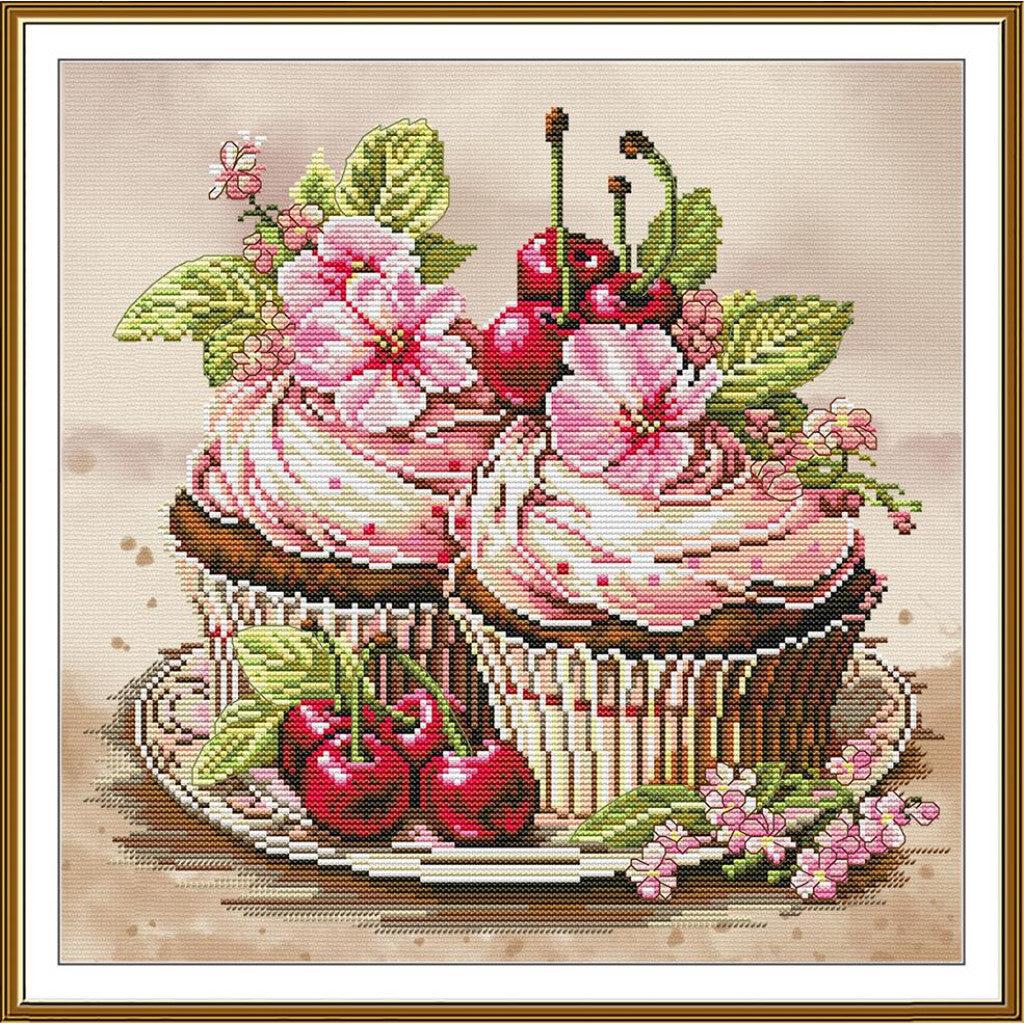 Counted Cross Stitch Kit Tempting Delight DIY Nova Sloboda