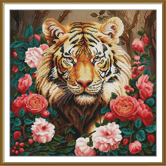 Counted Cross Stitch Kit Tiger DIY Nova Sloboda