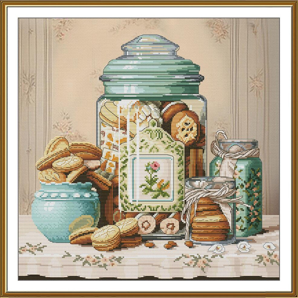 Counted Cross Stitch Kit Tiffany Style DIY Nova Sloboda
