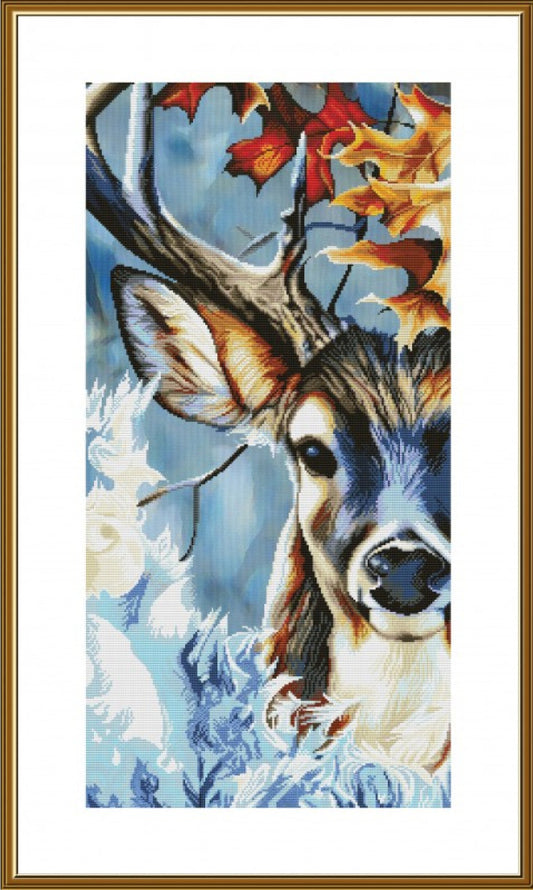Counted Cross Stitch Kit Deer DIY Nova Sloboda