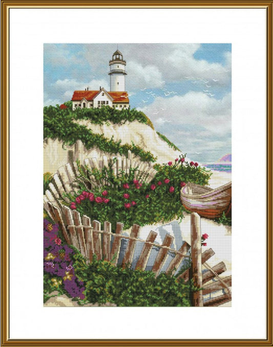 Counted Cross Stitch Kit Lighthouse DIY Nova Sloboda