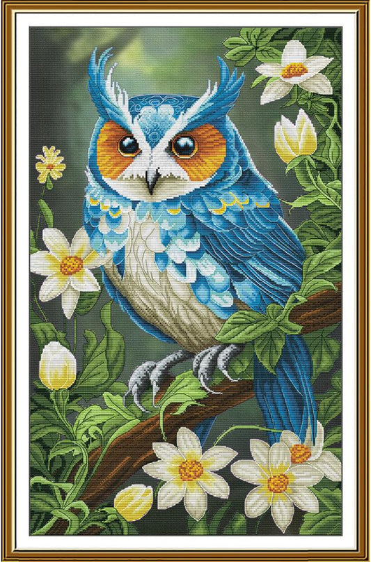 Counted Cross Stitch Kit Owl DIY Nova Sloboda