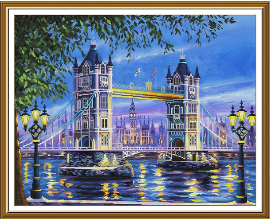 Counted Cross Stitch Kit London DIY Nova Sloboda