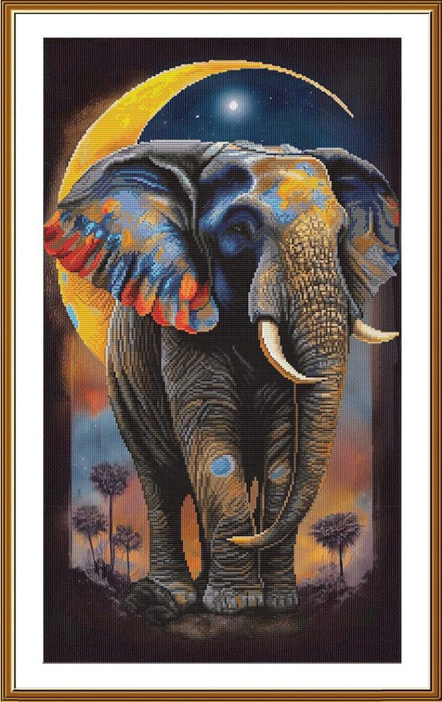 Counted Cross Stitch Kit Elephant DIY Nova Sloboda