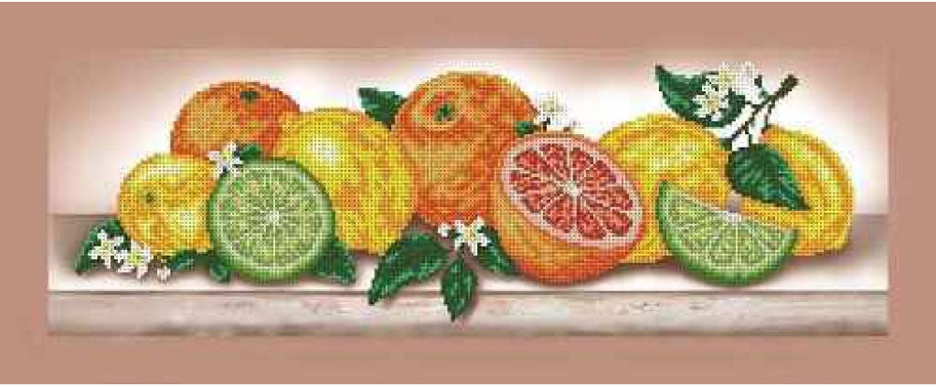 Bead Embroidery Kit Citrus Still Life DIY VDV