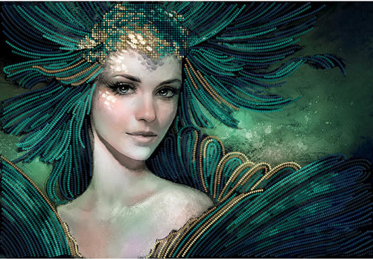 Bead Embroidery Kit Nereida DIY Tela Artis