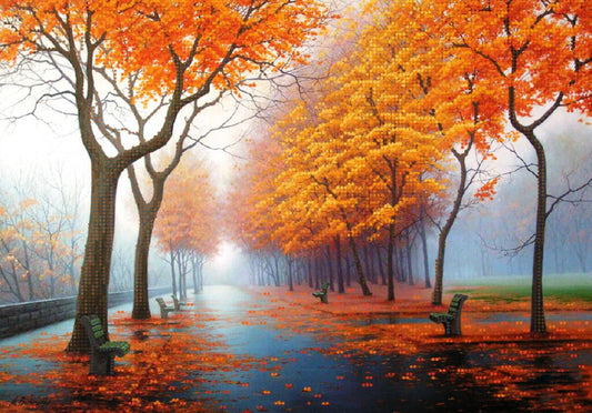 Bead Embroidery Kit Fall Autumn DIY Tela Artis