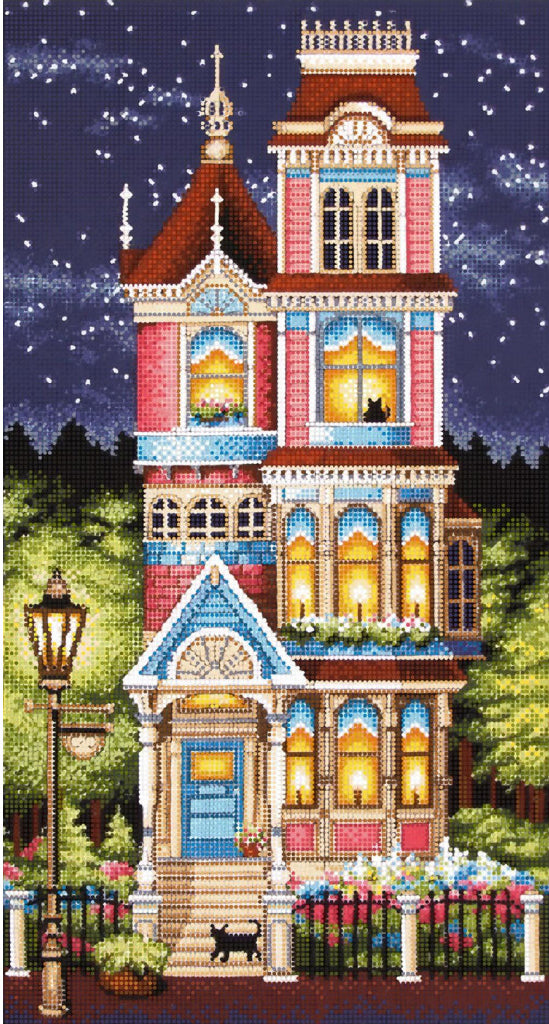 Full Bead Embroidery Kit Victorian charm DIY Tela Artis