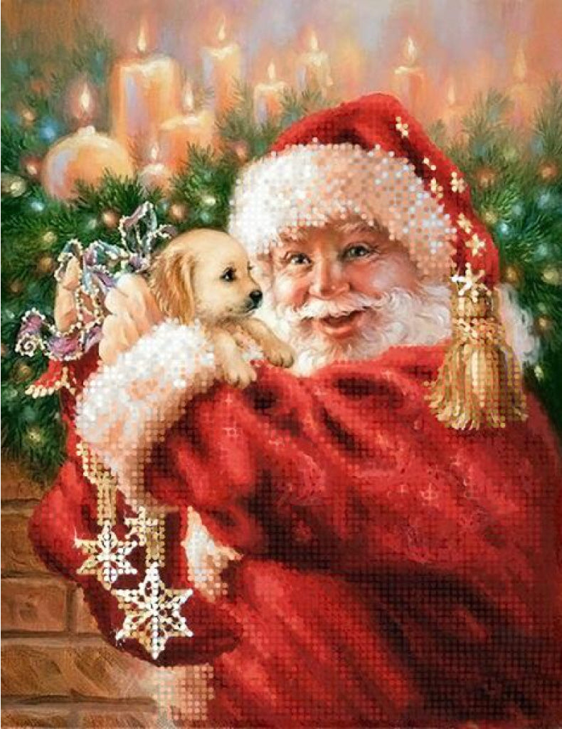 Kit de broderie de perles Père Noël DIY