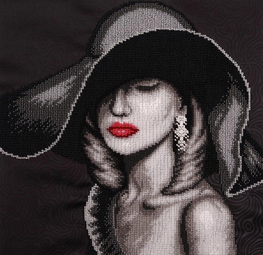 Bead Embroidery Kit Lady DIY VDV
