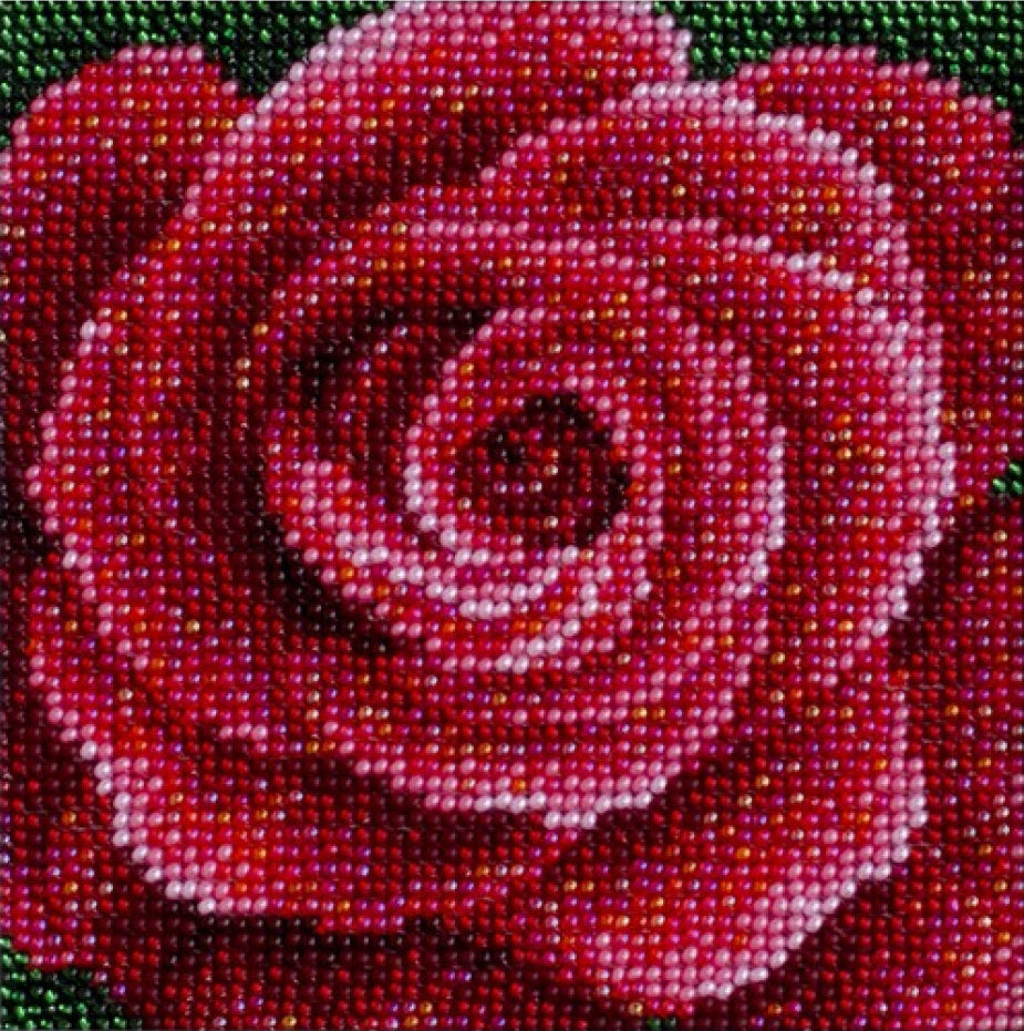 Bead Embroidery Kit Rose Flowers DIY VDV