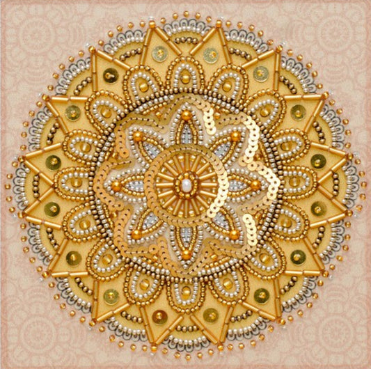 Bead Embroidery Kit Mandala Wealth DIY VDV