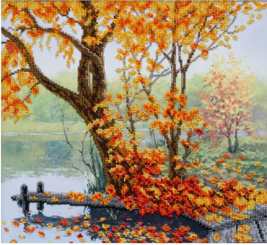 Kit de broderie de perles Automne DIY
