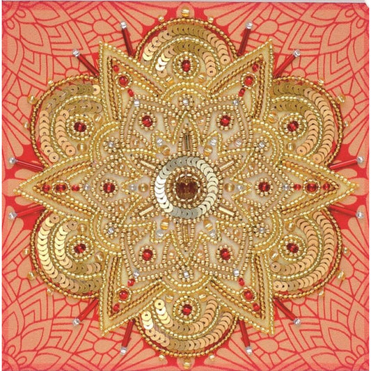 Kit de broderie de perles Mandala Richesse et prospérité DIY