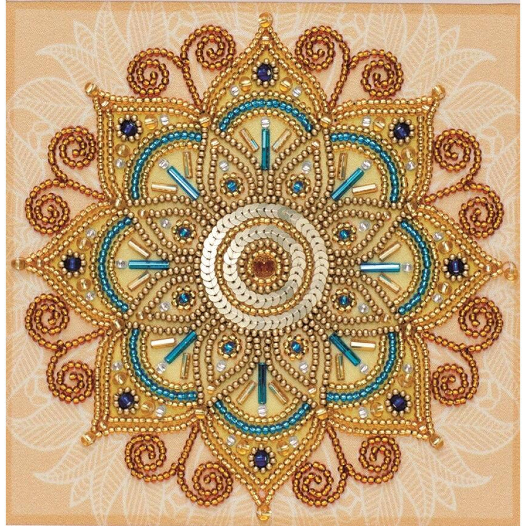 Bead Embroidery Kit Mandala Source of wealth DIY VDV