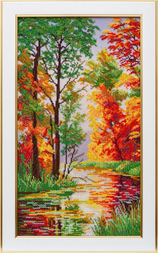 Bead Embroidery Kit Autumn Fall DIY VDV