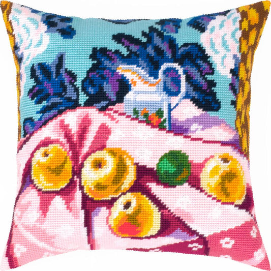 Tapestry Pillow Cover DIY kit "Still life" Needlepoint kit